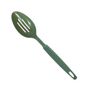 Ekco USA Pale Teal Slotted Spoon Nylon Plastic Kitchen Utensil Vintage